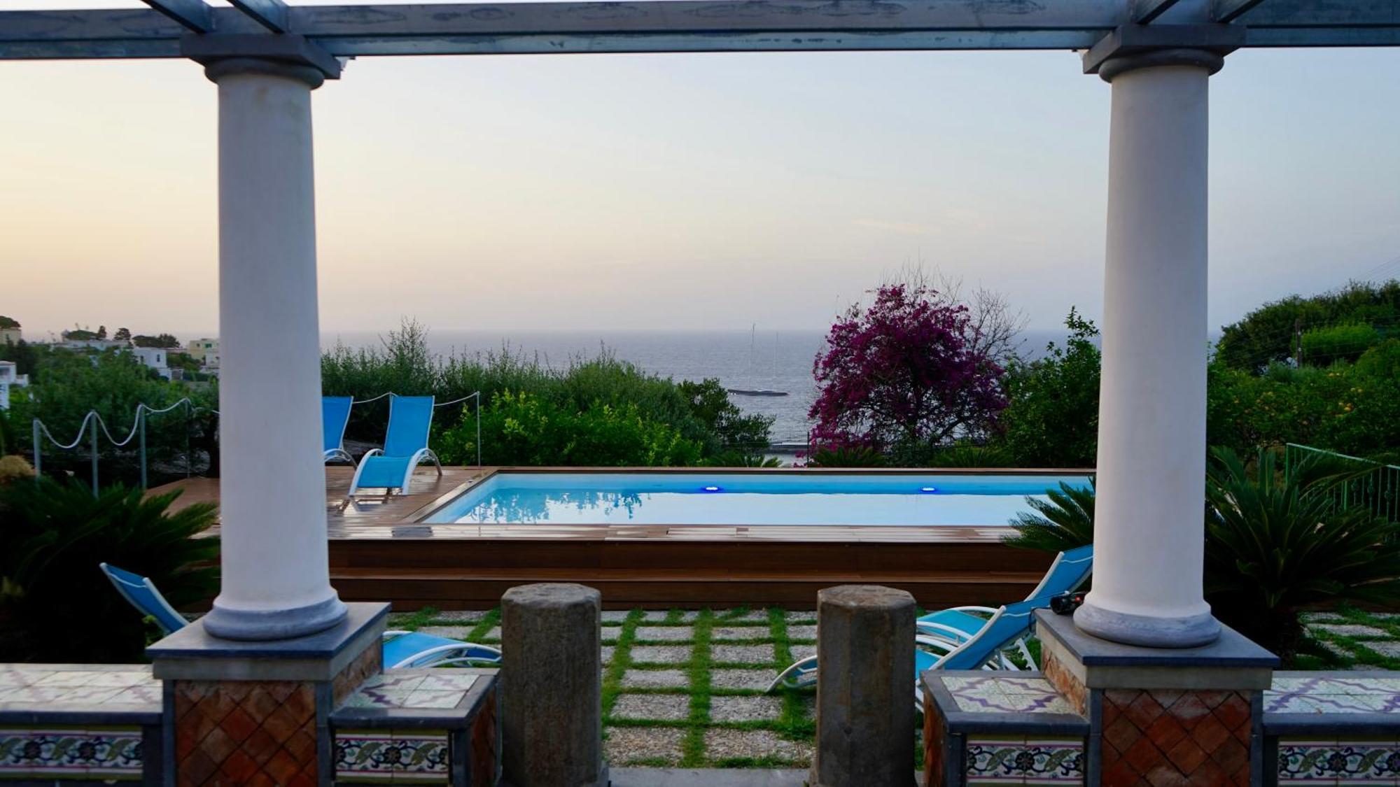 Villa Amalu Capri Piscina E Giardino Kültér fotó