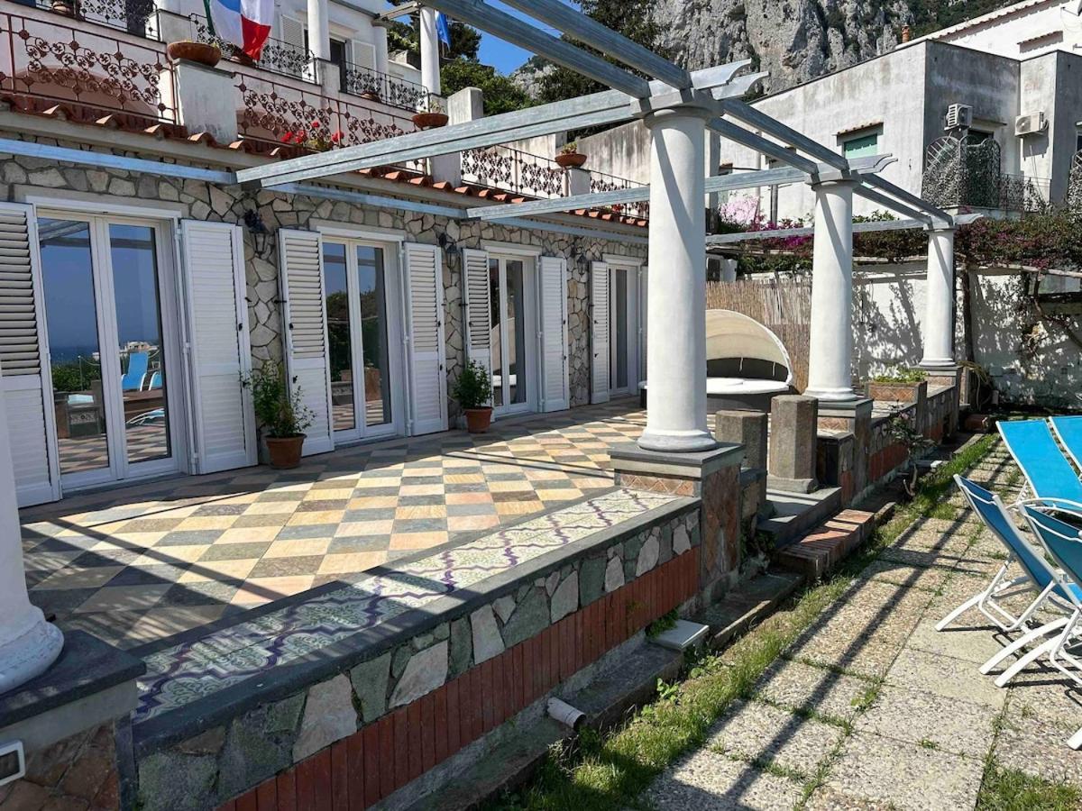 Villa Amalu Capri Piscina E Giardino Kültér fotó