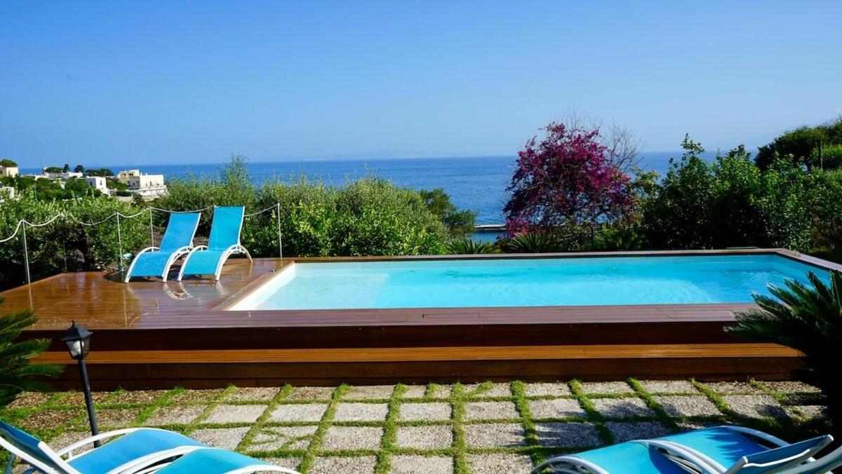 Villa Amalu Capri Piscina E Giardino Kültér fotó